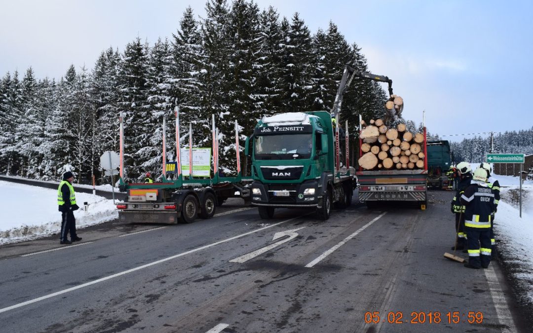 Verkehrsunfall LKW – B78