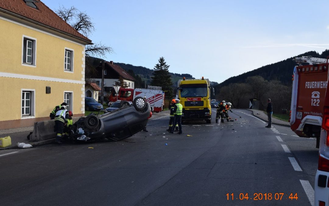 Verkehrsunfall PKW B78 Kathal