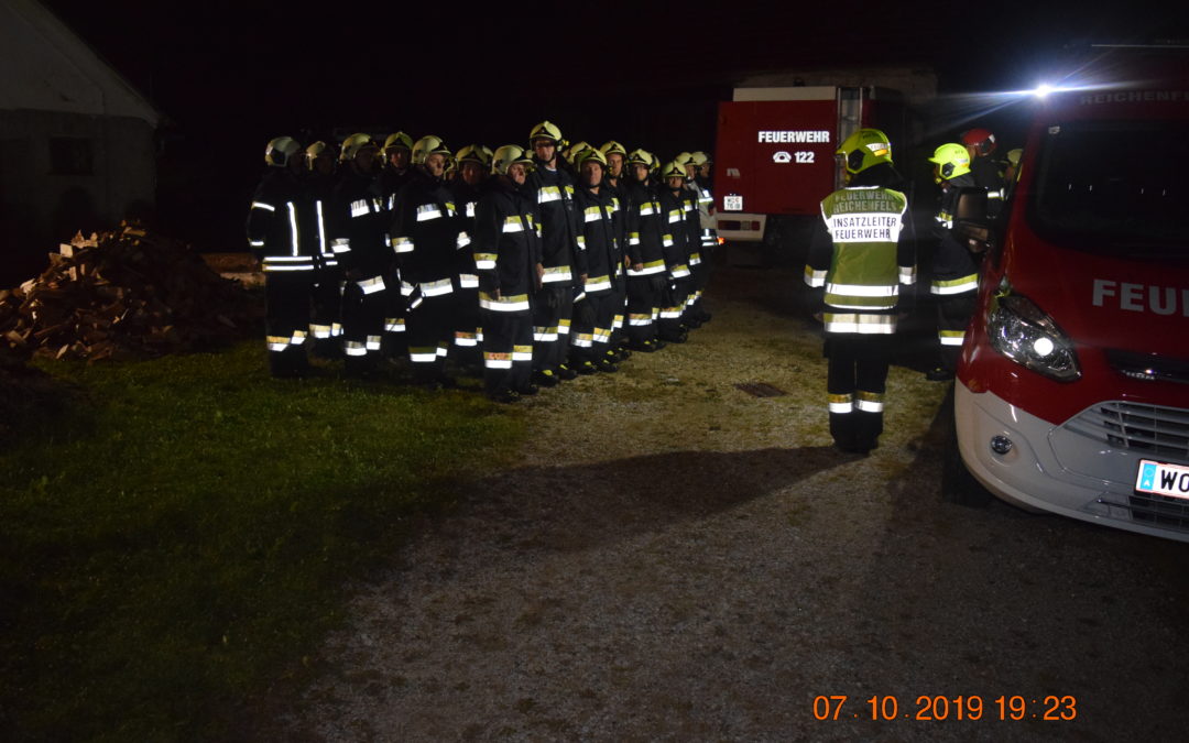 Abschluss Übung mit der FF Reichenfels