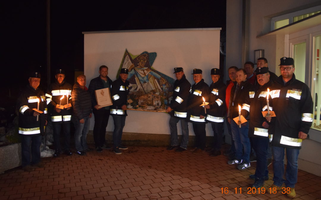 Krippenübergabe von der FF Reichenfels-St.Peter